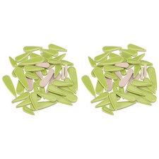 200g Petal Mosaic Tiles Glazed Ceramic Tiles Emerald Green