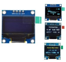 0.96" White Yellow Blue 128X64 OLED I2C IIC Serial LCD LED SSD Display New