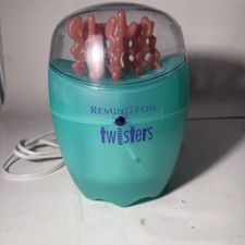 Remington Twisters W/ 18Bendable Hair Hot Rollers Spiral Curler Set Tested Works