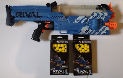 Nerf Rival Nemesis MXVII-10k Blaster (Blue) With 100 Brand New