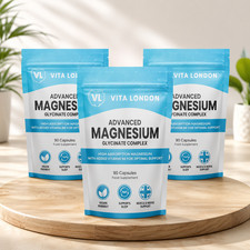 Magnesiumglycinat Kapseln 1000mg hochfest Sch...