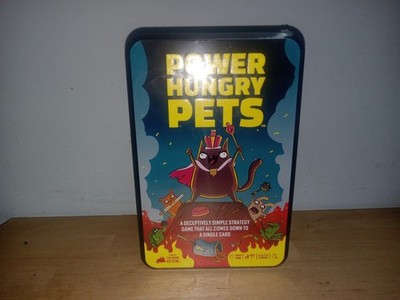 Power Hungry Pets Card Game tin 2023 Exploding Kittens Complete New Sealed