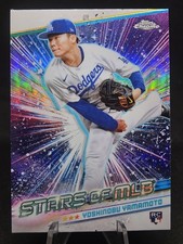 2024 Topps Yoshinobu Yamamoto Chrome Stars of MLB RC #CSMLB-57 Dodgers