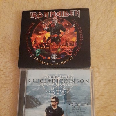 Iron Maiden Nights Of The Dead, Legacy Of The Beast Live 2 Plus Bruce D CD. VGC