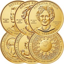 1/2 oz US Mint First Spouse Gold Coin (Random Year) 5326.58 per troy oz
