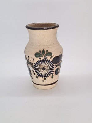 Mora Keramik Vase handverziert Volkskunst aus Mexiko