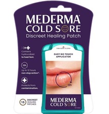 Mederma Cold Sore Discreet Healing Patch 15 count Easy No Touch Applicator new