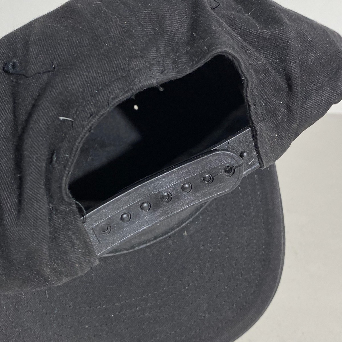 VTG CK Calvin Klein Jeans Baseball Cap 90s Embroidered Logo Black