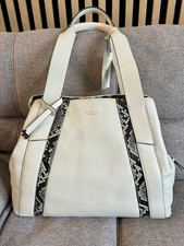 RADLEY Baylis Road Shoulder Handbag Medium Ivory Leather & Faux Snake / £239 NEW