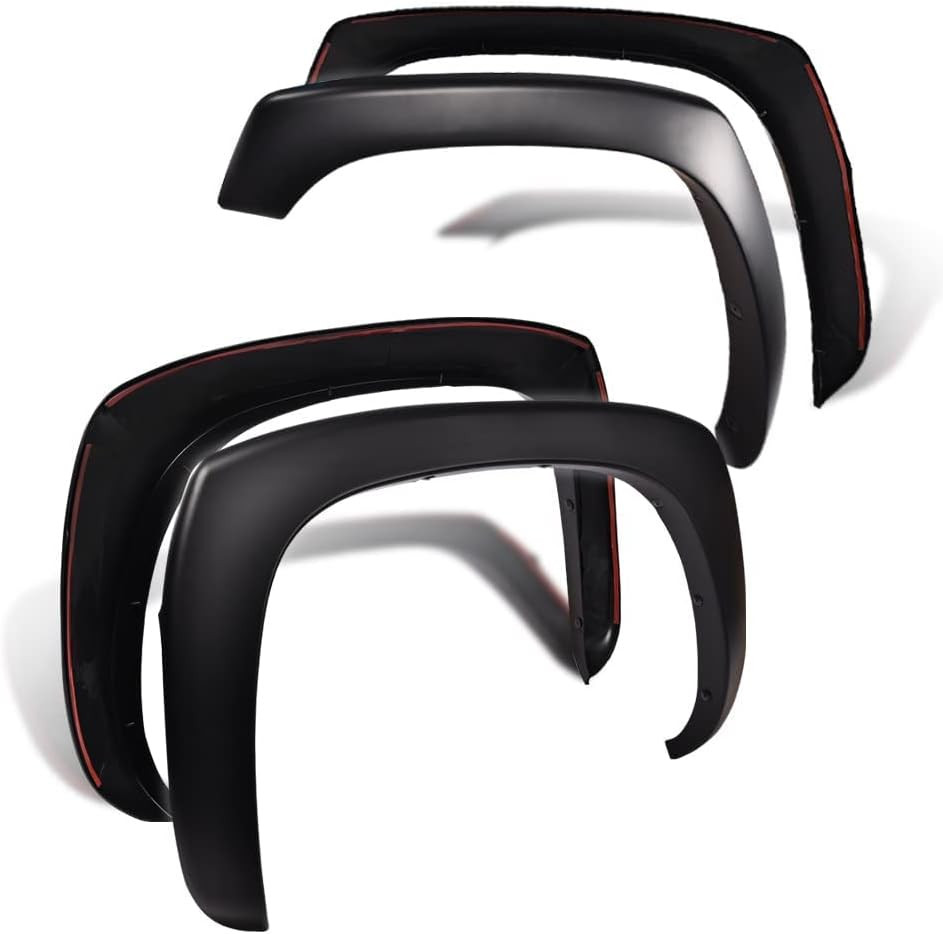 Fender Flares Chevy Silverado GMC Sierra Suburban 99-06 No Body Cladding Black