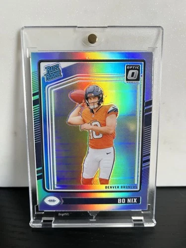 2024 Panini Donruss Optic Bo Nix Rated Rookie Holo Prizm #209 (RC)