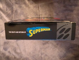 The Death and Return of Superman SNES Super NES Nintendo Game, Box, & Manual