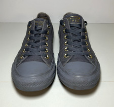 Converse Chuck Taylor All Star Lt Carbon Gold Accents Women Shoes Sz 7 Low Tops