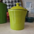 Fiesta Fiestaware Lemongrass Jam Jar Mini Canister 13oz HLC USA Retired