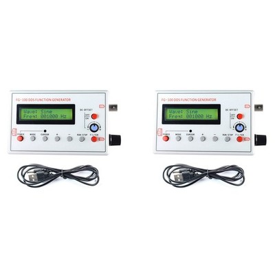 2X FG-100 DDS Funktionssignalgenerator Frequenzzähler 1Hz - 500KHz  Si6028