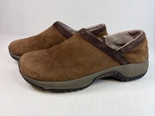 Merrell Encore Adams Brown Suede Clogs Slip On Shoes Women s 7.5 No Box
