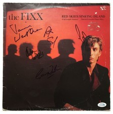 The Fixx Signed Autographed Album Record LP ACOA