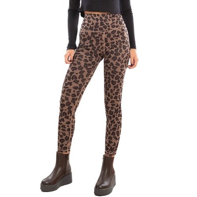 Damen Leggings Hose Fleckig Leoparden High Waist TOOCOOL VI-7881