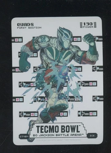 2026 Bo Jackson Battle Arena Tecmo Bowl Ice Sore Thumb Quads First Edition