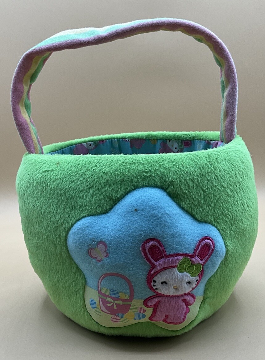 A cute SANRIO 2009 Hello Kitty Easter egg basket eBay