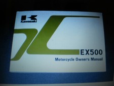 1 instrukcja obsługi " Kawasaki EX 500 "