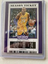 2019-20 KOBE BRYANT PANINI CONTENDERS SEASON TICKET LOS ANGELES LAKERS MVP MAMBA