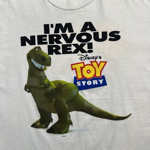 Vintage I’m A Nervous Rex Toy Story T-shirt NEW XL - Picture 6 of 9