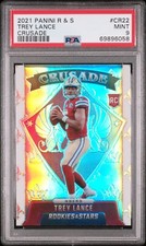 TREY LANCE - 2021 Rookies & Stars - CRUSADE - SILVER Prizm RC ~ PSA 9 Mint
