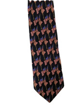 NWT Spirit of Freedom Silk Necktie Tie American Flag Patriotic 4th of July USA