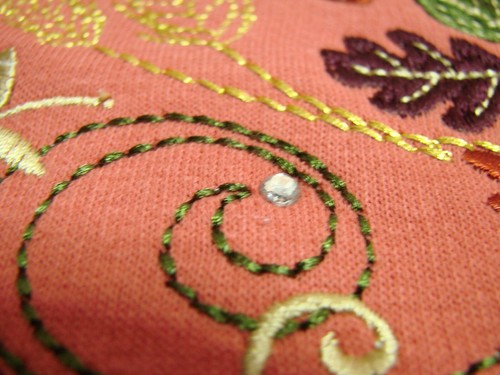 Breckenridge Full Zip Sweater Jacket Shacket Size L Embroidery Floral w/ Pockets - Picture 7 of 12