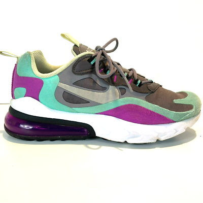 Nike Air Max 270 React Gunsmoke Aurora Size Youth #BQ0103