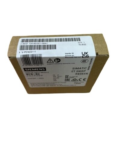 New Siemens 6ES7134-6GD01-0BA1 6ES7 134-6GD01-0BA1 analog input module - Picture 2 of 4