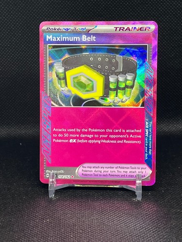 Maximum Belt Pokémon TCG Temporal Forces 154/162 Ace Spec 2024