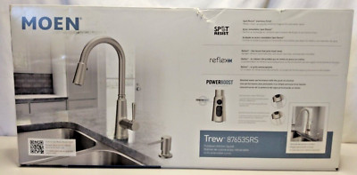 Moen Trew Spot Resist Stainless Single Handle Pulldown Kitchen Faucet