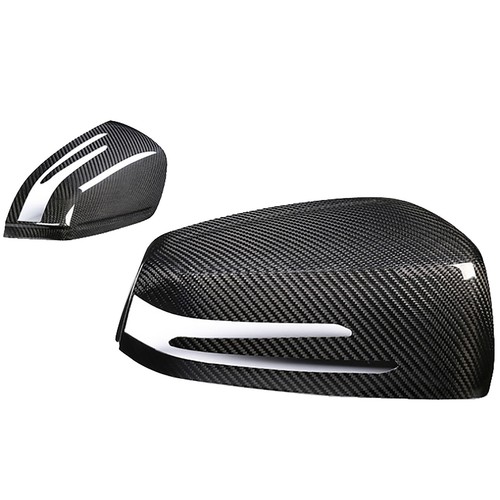 Dry Real Carbon Fiber Side Mirror Full Cover Caps Shell Fits 10-13 W221 S550 S63 - Bild 2 von 4