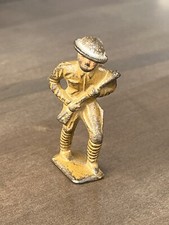 Vintage Barclay Manoil Cast Metal Toy Dimestore Soldier Walking With Rifle