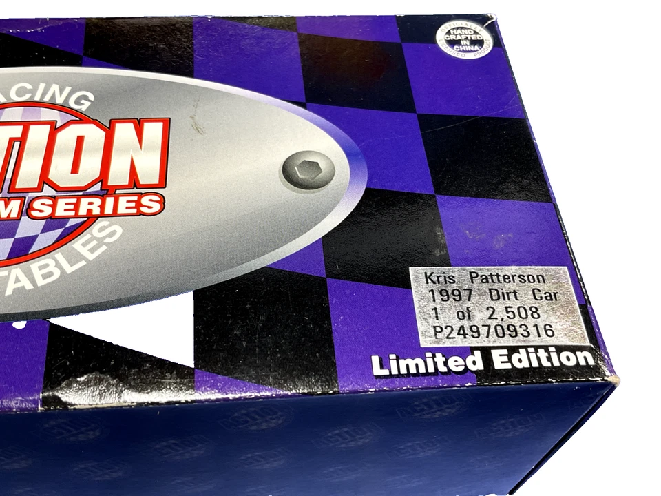 1997, Action Platinum Series, 'Kris Patterson' #0, 1:24, Dirt Car, 1 of 2508, LE - Image 2 of 4