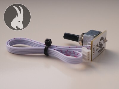Akai MPC 4000 jogwheel adaptor - rotary encoder plug & play white capra
