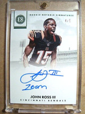 2017 John Ross Panini Encased Green Rookie Notable Autograph RC /5 MINT 🔥🔥🔥