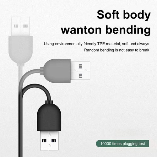 Charger Cable Anti-deform Stable Transmission Magnetic Bendable Usb Charger Line - Photo 4 sur 10