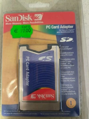 PC Card Adapter Sandisk sous blister scellé adaptateur carte PC - Photo 1/4