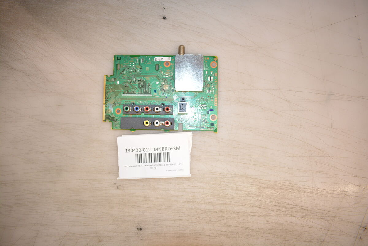 SONY KDL-48W600B MAIN BOARD ASSEMBLY 1-894-336-11, 1-894-759 SONY KDL-48W600B MAIN BOARD ASSEMBLY 1-894-336-11, 1-894-759