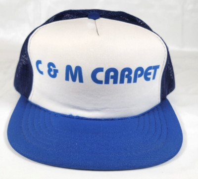 Vintage C&M Carpet Mesh Snapback Trucker Hat