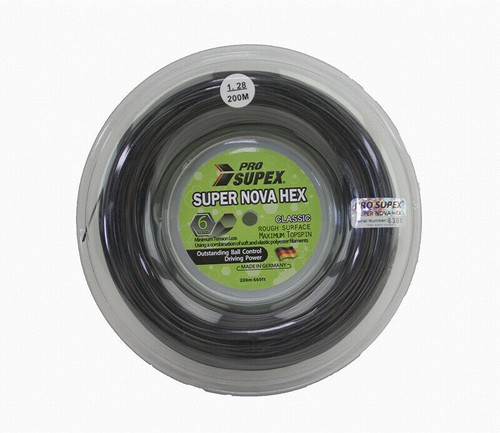 Carrete Pro Supex Super Nova hexagonal (negro) 200 m - Imagen 2 de 3