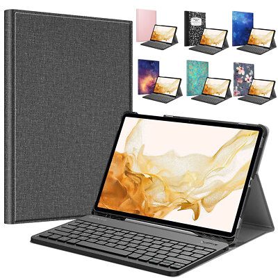 Bluetooth Keyboard Case for Samsung Galaxy Tab S8+/S8 Plus 2022 12.4 inch Cover