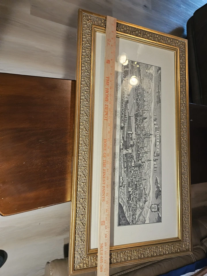 Litografía fina de Florencia Italia... muy bien enmarcada Foto 4 de 4