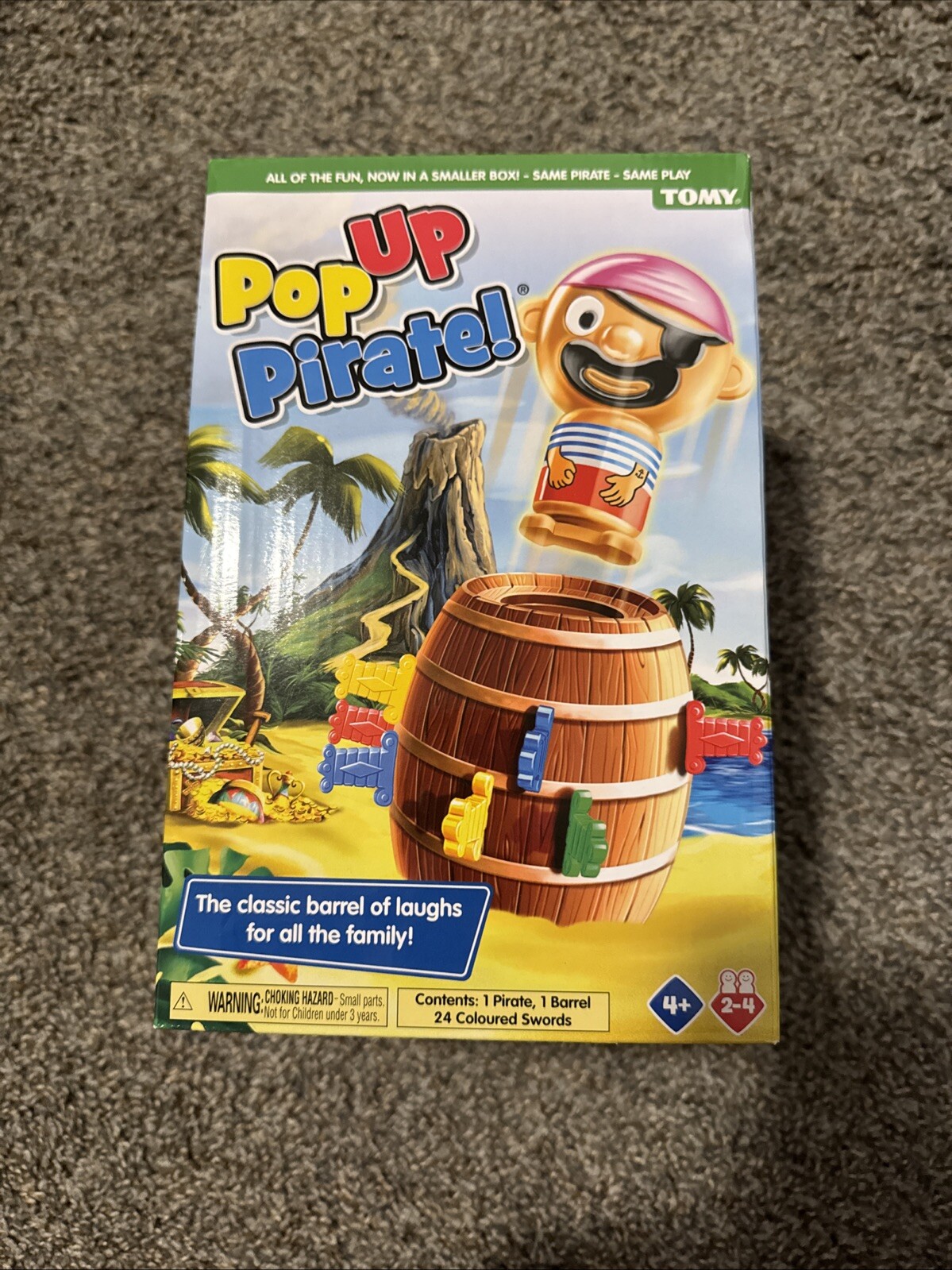 Family Kids Game TOMY Pop Up Pirate Board Game Kids New