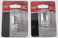 Lot of 2 RoadPro RP-301 Brass 3/8" x 24 Lug-Type Stud Mounts CB Radio Antenna