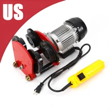 2200lb Electric Overhead Motor 500W Winch Hoist Lift Garage Crane  110V