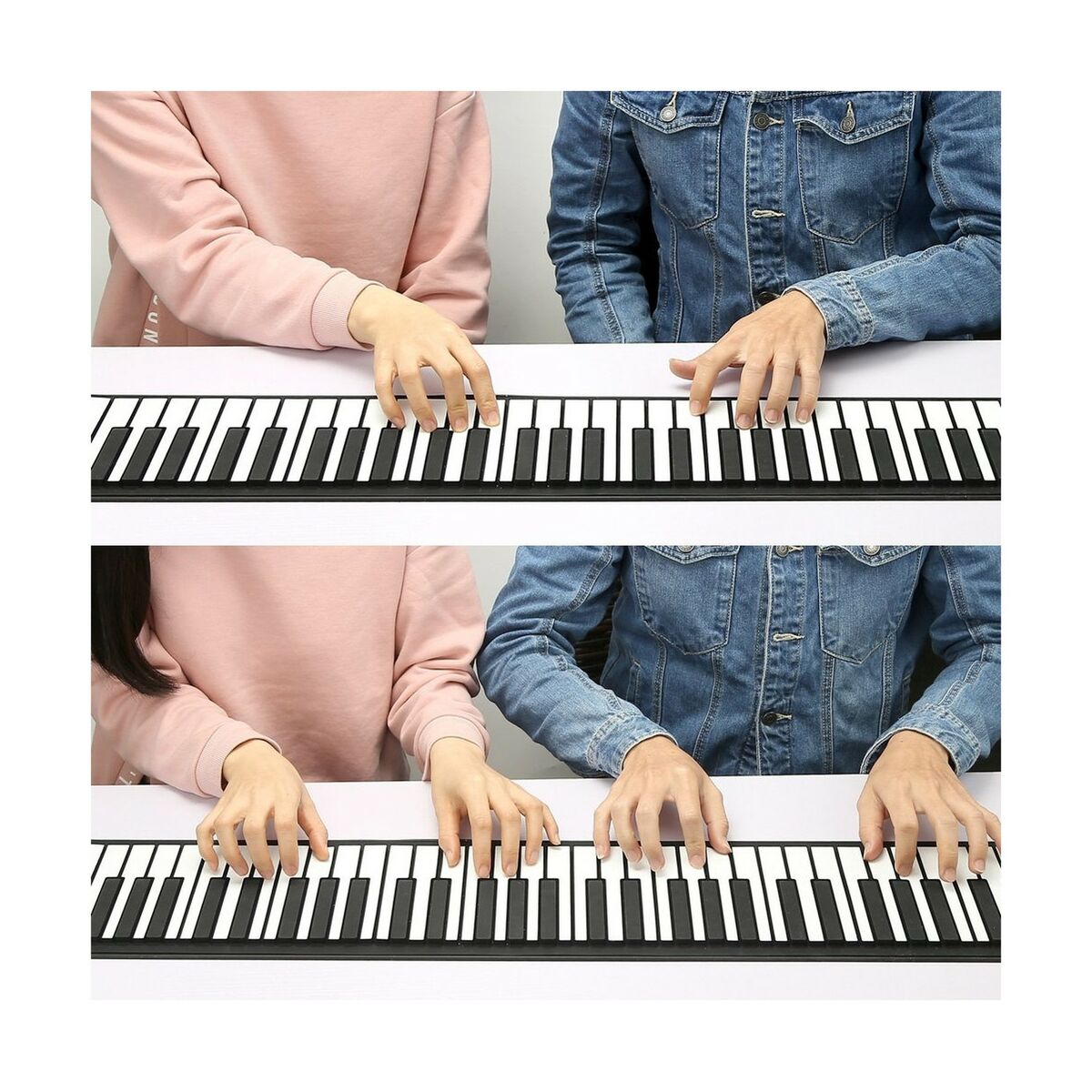 Professional Piano Keyboard 88 Keys Adults Foldable Piano Children